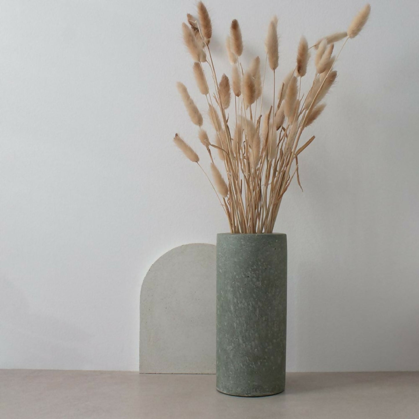 vase beton brut artisanal fait-main artisanat francais poterie