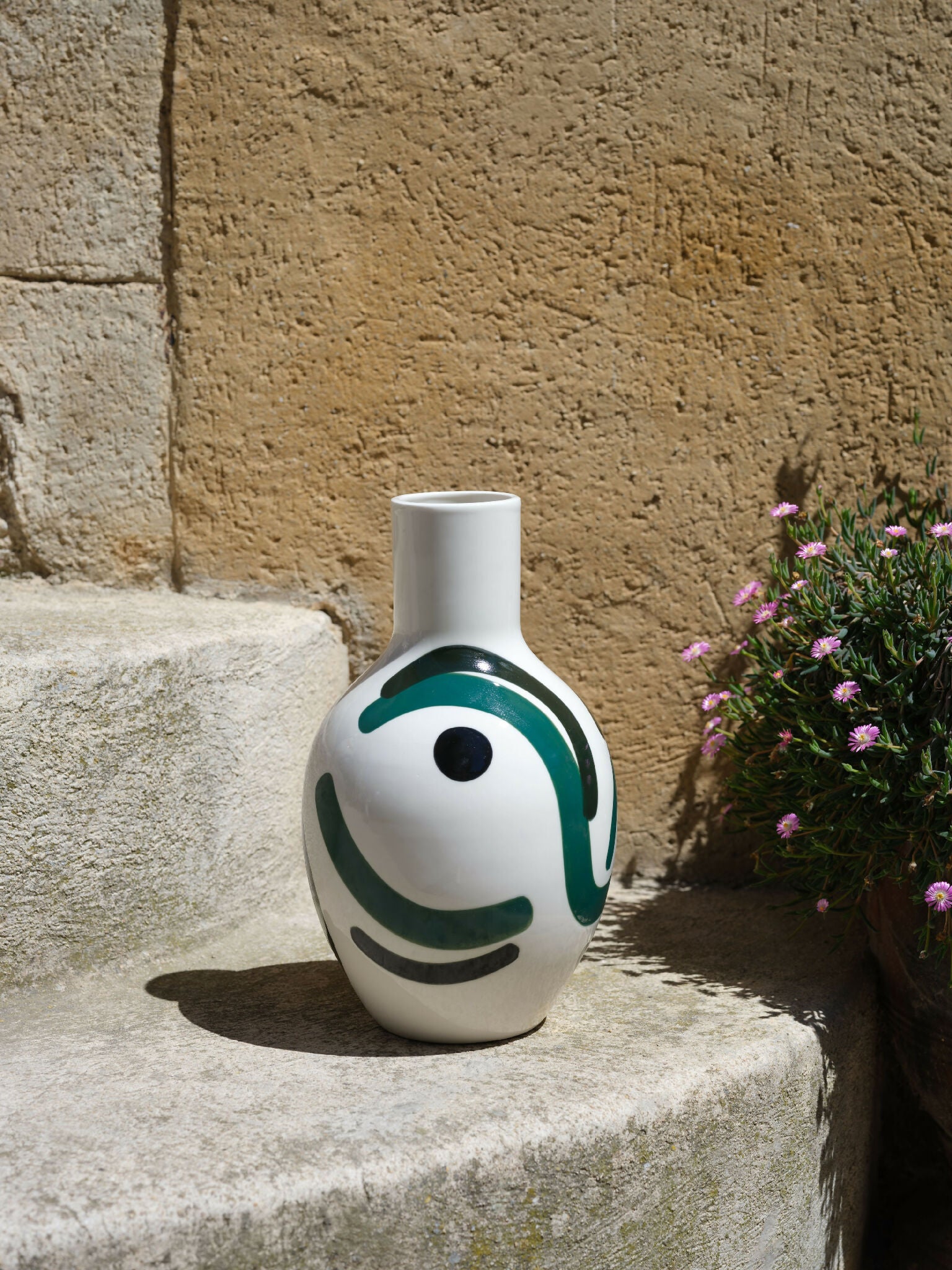 Vase en ceramique artisanat francais