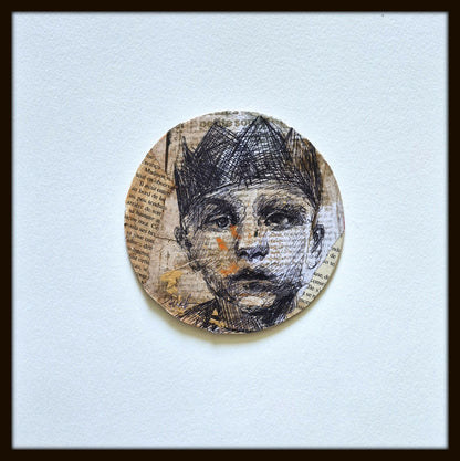 Tableau original unique - Je suis le roi