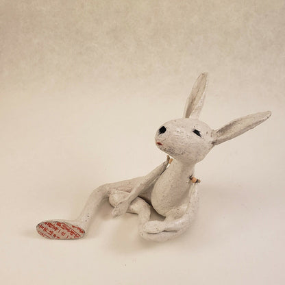 Sculpture - Le lapin blanc