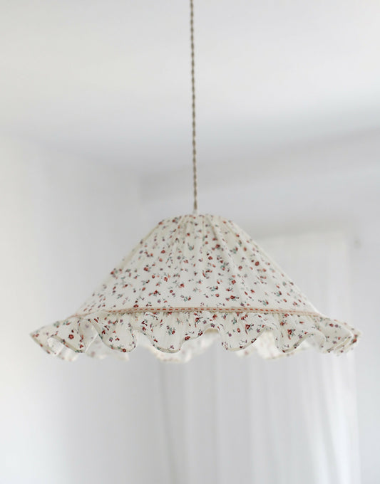 Suspension conique avec volant Emilia "tiny flowers"