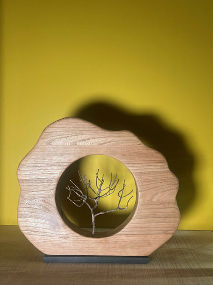 Sculpture en bois - En forêt