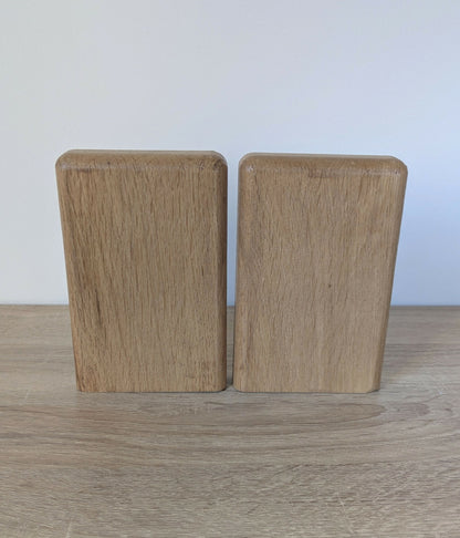 Duo de Serre-livres en Chêne Massif