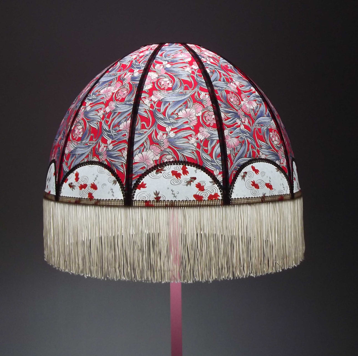 Abat-jour rétro en papier japonais "Séléna".