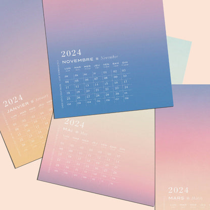 Calendrier 2024 Aubes