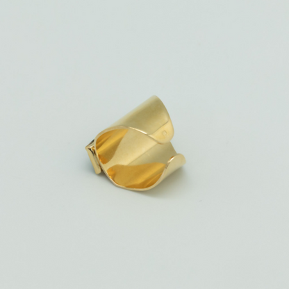 Bague Gold Queen - Cuir de galuchat