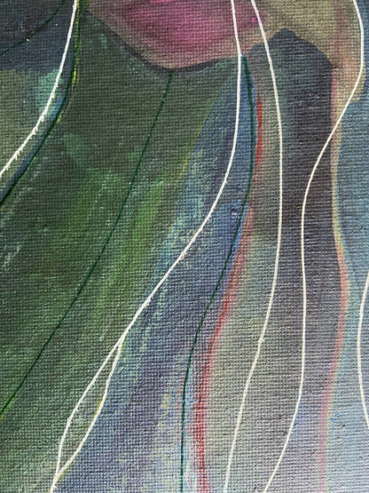 Paysage aux Lignes Blanches