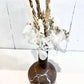 Single flower vase "Cuir"