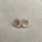 DUO collection porcelain stud earrings for women