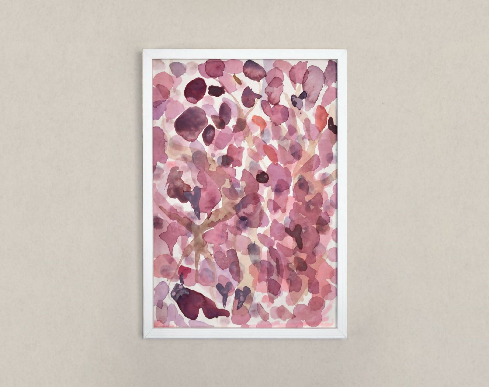 toile originale aquarelle authentique signée par l'artiste