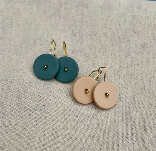 Basic collection porcelain earrings for women